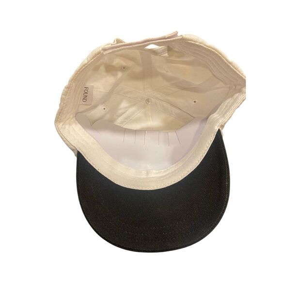 FOUND Greenlands Contrast Cap in Cream & Black NWOT - Picture 3 of 7